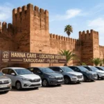 location voiture Taroudant flotte Hanna Cars devant les remparts historiques